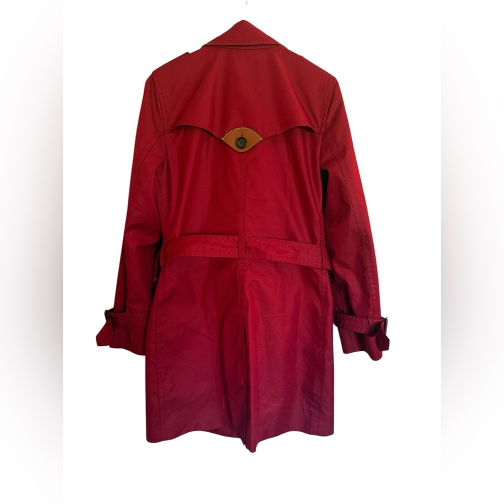 Coach Mint Condition Ruby Red Rain Coat - image 2